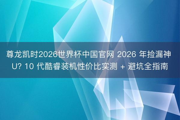 尊龙凯时2026世界杯中国官网 2026 年捡漏神 U? 10 代酷睿装机性价比实测 + 避坑全指南